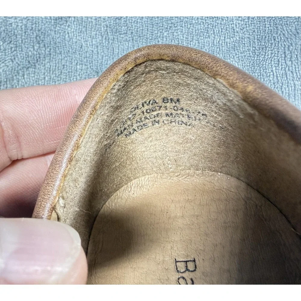 Baretraps Shoes Womens Size‎ 8 Brown Oliva Loafer Slip On Comfort Workwear
